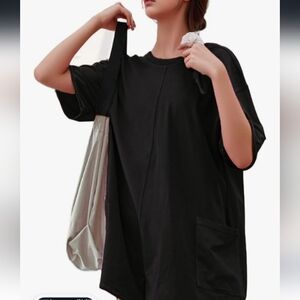 Black V-Neck Romper Wear 2‎ Ways